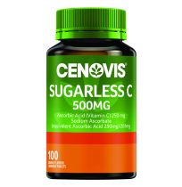 Cenovis Sugarless C 500mg Orange Chewable 100 Tablets