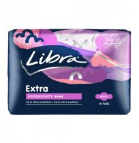 Libra Pads Extra Goodnights with Wings 10 Pack