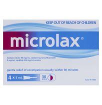 Microlax Enema 5ml 4 Pack
