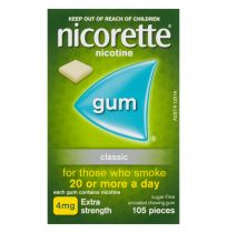 Nicorette Gum 4mg Classic 105 Pack