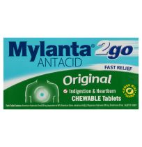 Mylanta 2Go Original 100 Chewable Tablets
