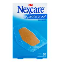 Nexcare Waterproof Bandages Strips Large 10 Pack