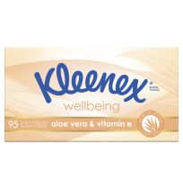 Kleenex Facial Tissues Aloe Vera & Vitamin E 95 Pack