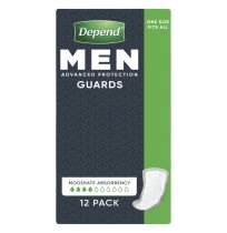 Depend Guards Mens 12 Pack