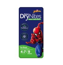 Drynites Boys Convenience Size 4 (4-7 Years) 9 Pack