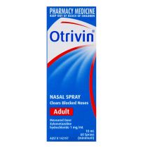 Otrivin Adult Nasal Spray 10ml 60 Sprays