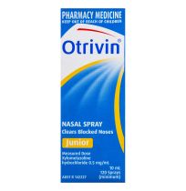 Otrivin Junior Nasal Spray 10ml 120 Sprays