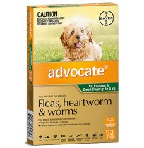 Advocate Small Dog 0 - 4kg Green 3 Pack