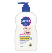 Curash Baby Moisturising Soap Free Bath 400ml
