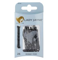 Lady Jayne 2607 Bobby Pins Black 4.5cm 25 Pack