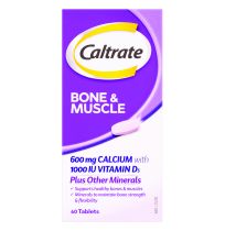 Caltrate Bone & Muscle Health Plus Minerals 60 Tablets