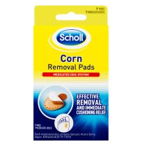 Scholl Corn Removal Pads 9 pads, 9 medicated discs