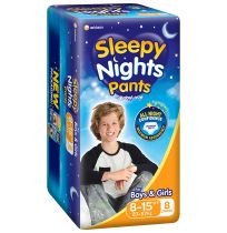 BabyLove Sleepy Nights Pants 8-15 Years 8 Pack