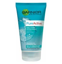 Garnier Pure Active Daily Pore Scrub Wash 150ml