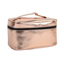 Cosmetic Bag Upright Rose Gold