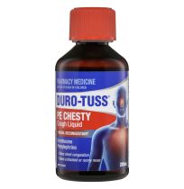 Duro Tuss PE Chesty Cough Liquid + Nasal Decongestant 200ml