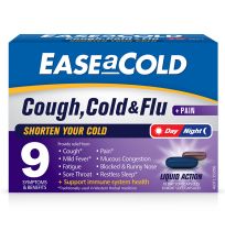 Ease a Cold Cough, Cold & Flu Day Night 24 Capsules