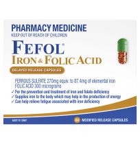 Fefol Iron & Folate 60 Capsules