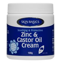 Skin Basics Zinc & Castor Oil Cream 100g Jar