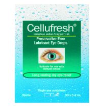 Cellufresh Lubricant Eye Drops 30 x 0.4ml