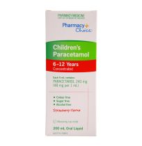 Pharmacy Choice Children's Paracetamol 6 - 12 Years Liquid 200ml