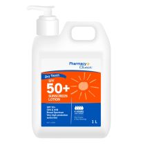 Pharmacy Choice Dry Touch Sunscreen SPF 50+ Pump 1 Litre