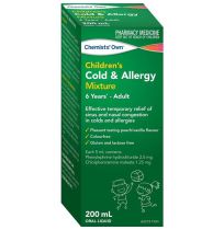 Chemists' Own Child Cold & Allergy 200ml