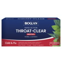 Bioglan Throat Clear Herbal Lozenges Original 20 Pack
