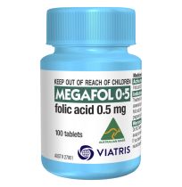 Megafol 0.5mg 100 Tablets