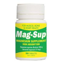 Mag Sup Magnesium 500mg 50 Tablets