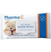Pharma C Essentials Baby Water Wipes 80 Pack
