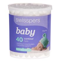 Swisspers Baby Care Cotour Cotton Tips 40 Pack