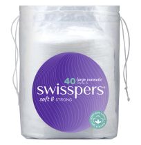 Swisspers Cosmetic Ovals Large 40 Pack