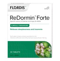 Flordis ReDormin Forte Valerian for Sleep 30 Tablets