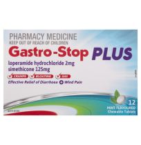 Gastro Stop Plus 12 Chewable Tablets