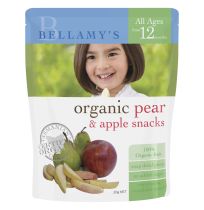Bellamy's Organic Pear & Apple Snacks 20g