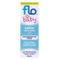 FLO Baby Saline Nasal Spray 15ml