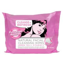 Essenzza Fuss Free Facial Wipes Cleanse & Refresh 25 Pack