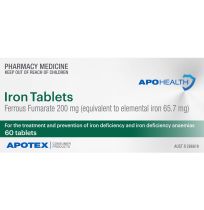 ApoHealth Iron 60 Tablets (S2)
