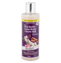 Hope's Relief  Body Wash Shea Butter, Cocoa Butter & Goats Milk 250ml
