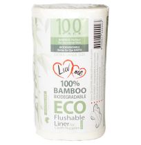 LuvMe Eco Bamboo Biodegradable Flushable Liners 100 Pack