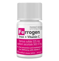 Ferrogen Iron & Vitamin C Modified Release 30 Tablets