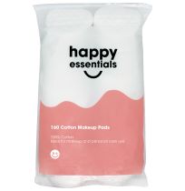 Happy Essentials Cotton Pads 2 x 80 Pack