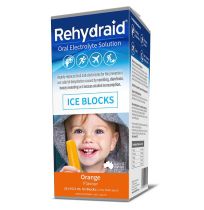Rehydraid Electrolyte Orange Iceblocks 16 Pack