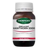 Thompson's Hawthorn 2000mg One-A-Day 60 Capsules