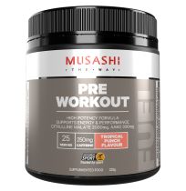 Musashi Pre Workout Powder Tropical Punch 225g
