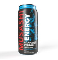 Musashi Energy Drink Blue Raspberry 500mL